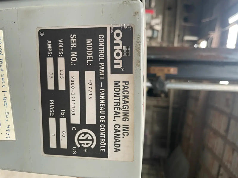 Orion H77/15 Automatic Pallet Wrapper