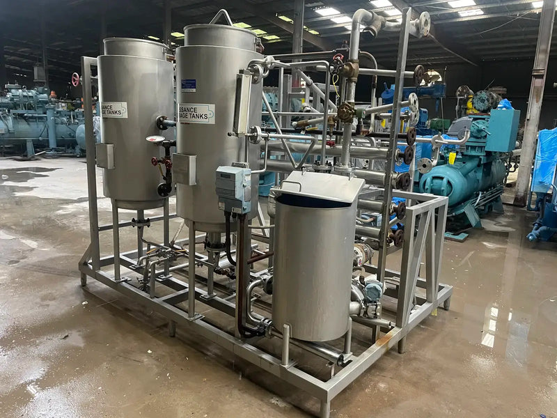 Essence Recovery Skid With Storage Tanks and Pumps