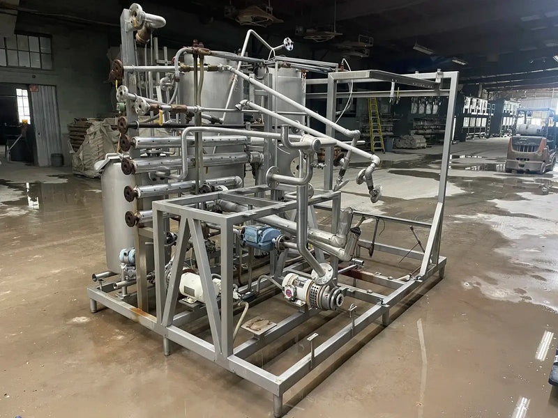 Essence Recovery Skid With Storage Tanks and Pumps