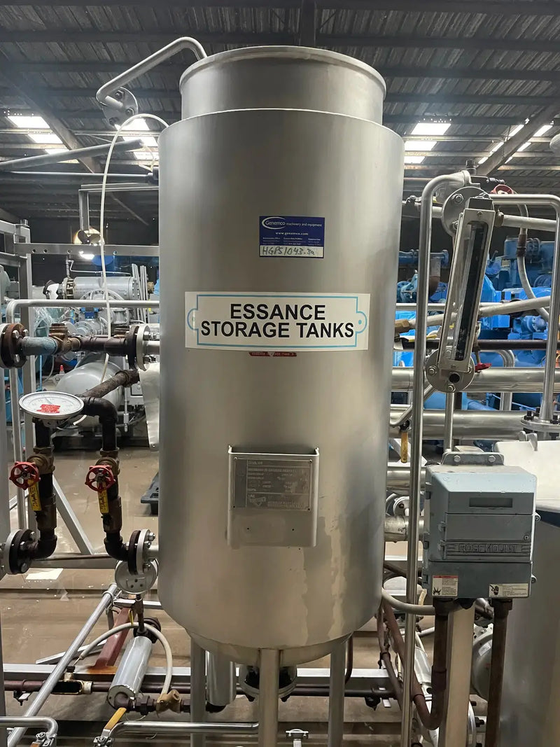 Essence Recovery Skid With Storage Tanks and Pumps