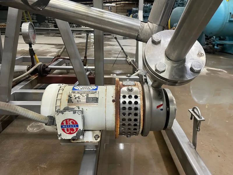 Essence Recovery Skid With Storage Tanks and Pumps