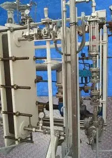 Hisaka Liquid Pasteurizer/Sterilizer System Skid