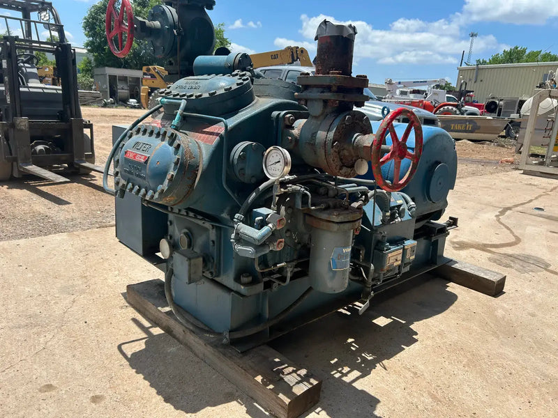 Compresor alternativo Vilter 458XL de 8 cilindros (150 HP, 460 V, transmisión por correa)