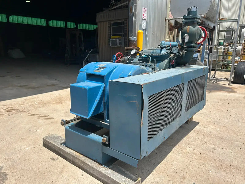 Compresor alternativo Vilter 458XL de 8 cilindros (150 HP, 460 V, transmisión por correa)