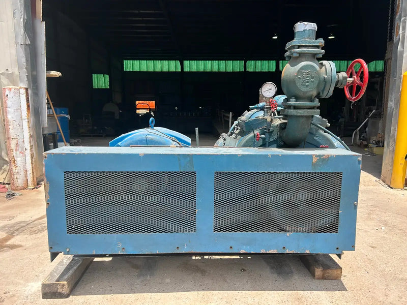 Compresor alternativo Vilter 458XL de 8 cilindros (150 HP, 460 V, transmisión por correa)