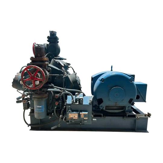Compresor alternativo Vilter 458XL de 8 cilindros (150 HP, 460 V, transmisión por correa)