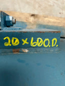 Vilter Super Separator Vertical Ammonia Oil Tank ( 20 in O.D X 60 in. 100 Gallons)