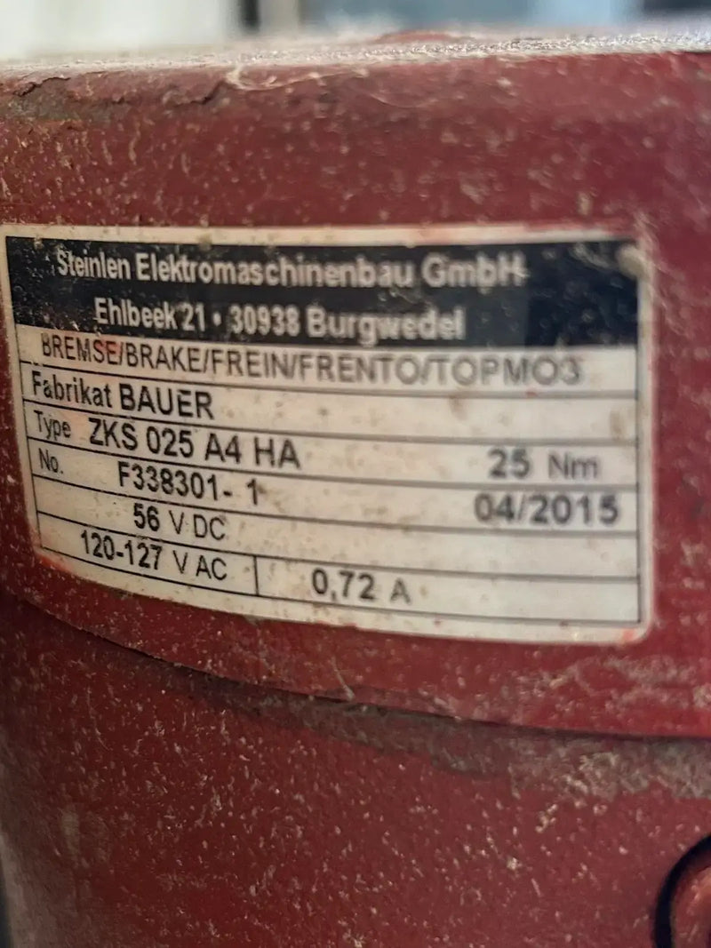 bauer gear motor gmbh Bauer D-73734 Gear Motor