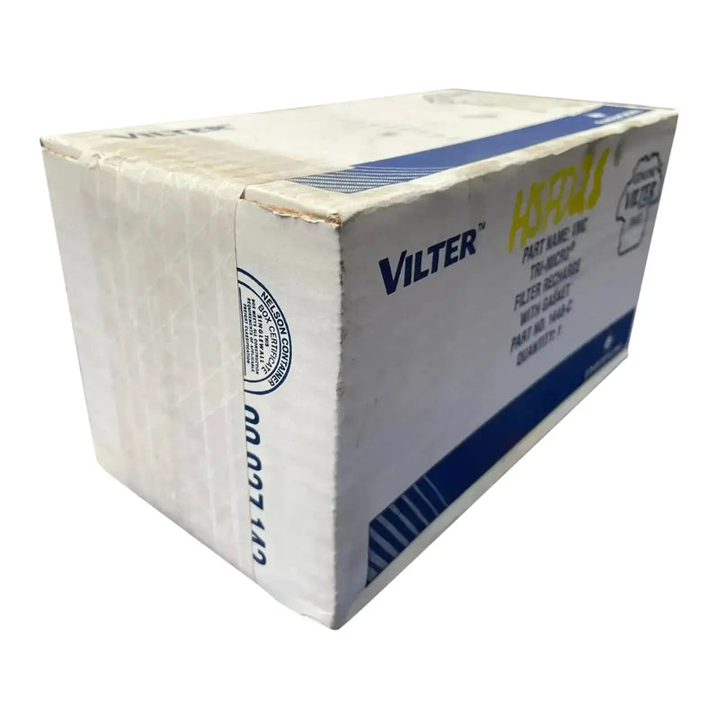 Filtro de recarga de aceite Vilter 1448-C Tri-Micro con junta.