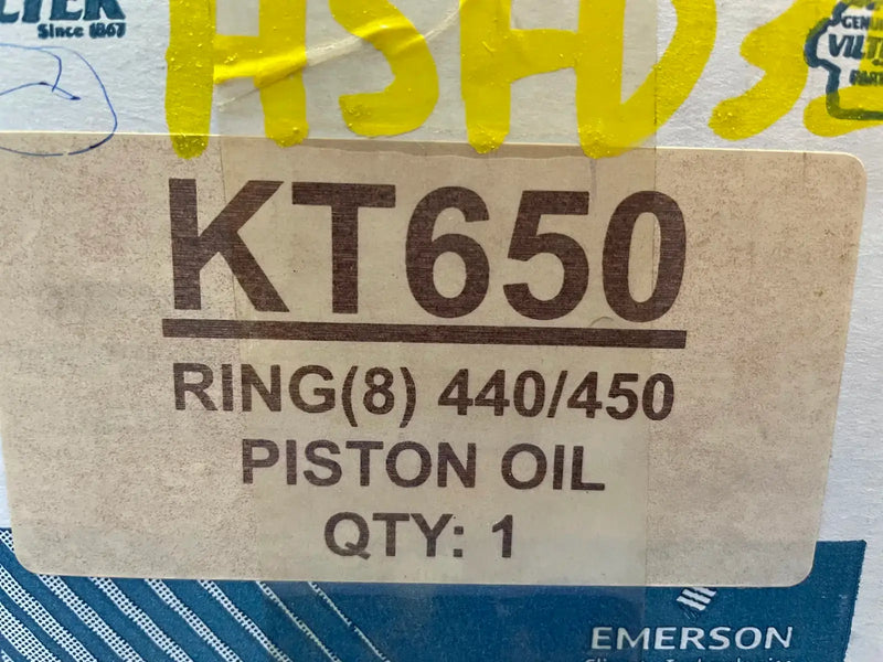 Anillo de aceite de pistón Vilter KT650