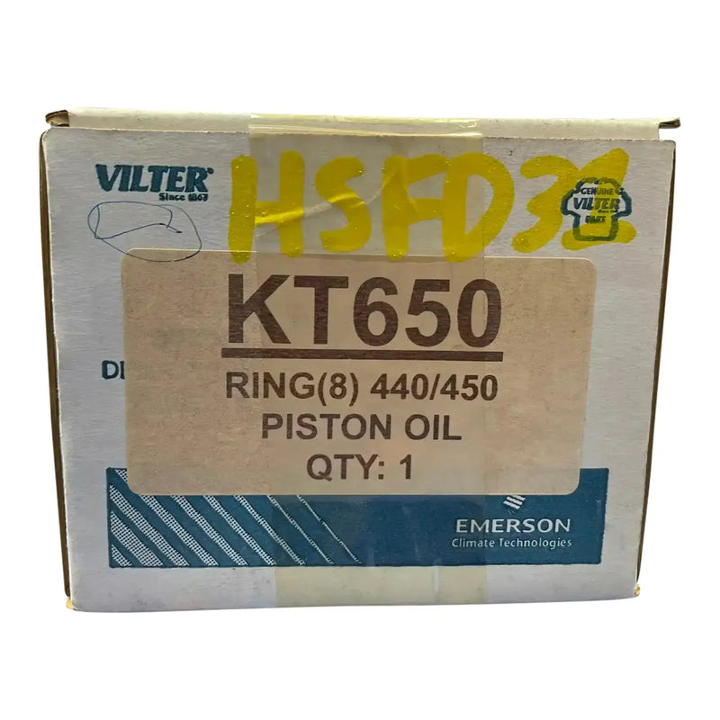 Anillo de aceite de pistón Vilter KT650