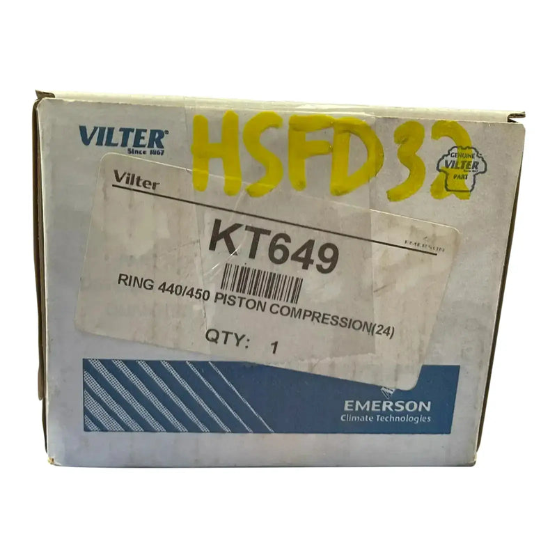 Anillo de compresión de pistón Vilter KT649