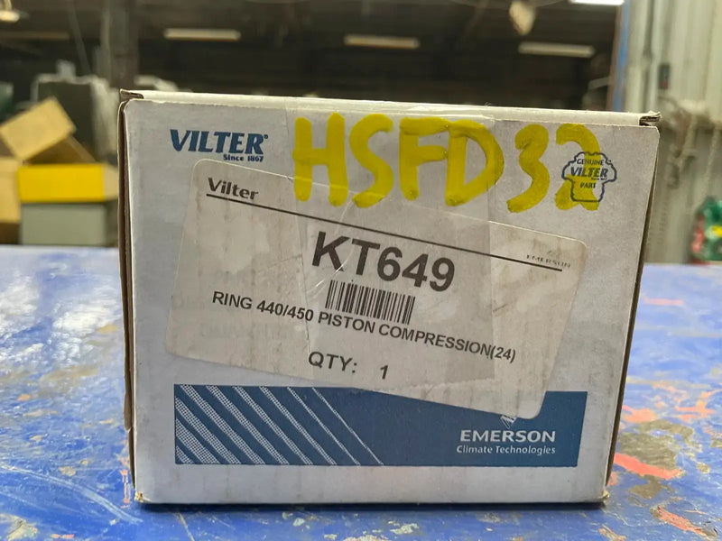 Anillo de compresión de pistón Vilter KT649