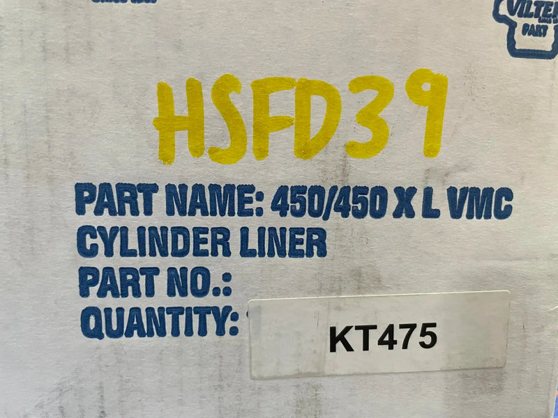 Conjunto de camisa de cilindro Vilter KT475 NO/CR