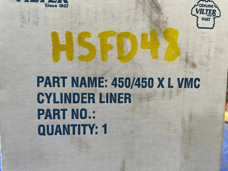 Vilter KT476 Cylinder Liner W/CR