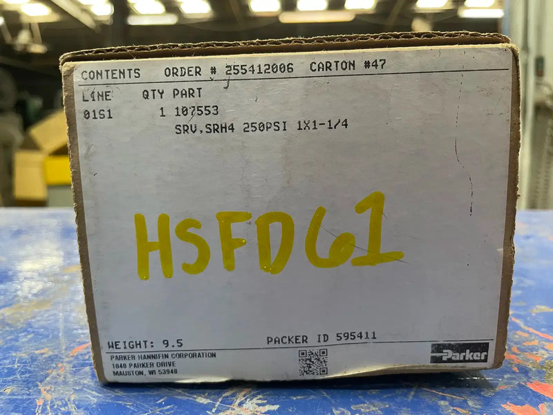 Parker RS SRH4 High Capacity Safety Relief Valve (1x1-1/4)