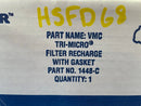 Filtro de recarga de aceite Vilter 1448-C Tri-Micro con junta
