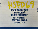 Filtro de recarga de aceite Vilter 1448-C Tri-Micro con junta