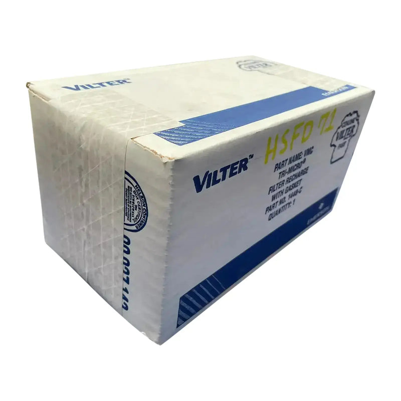 Filtro de recarga de aceite Vilter 1448-C Tri-Micro con junta.