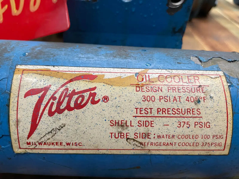 Vilter Reciprocating Compressor Oil Cooler
