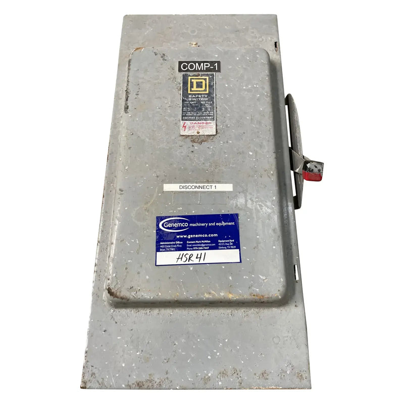 Square D Company 200 AMP Safety switch