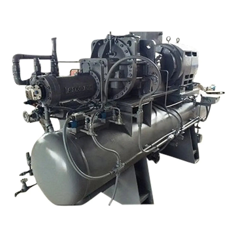 Paquete compresor de amoníaco de tornillo rotativo Frick RWB II 134 - 350 HP