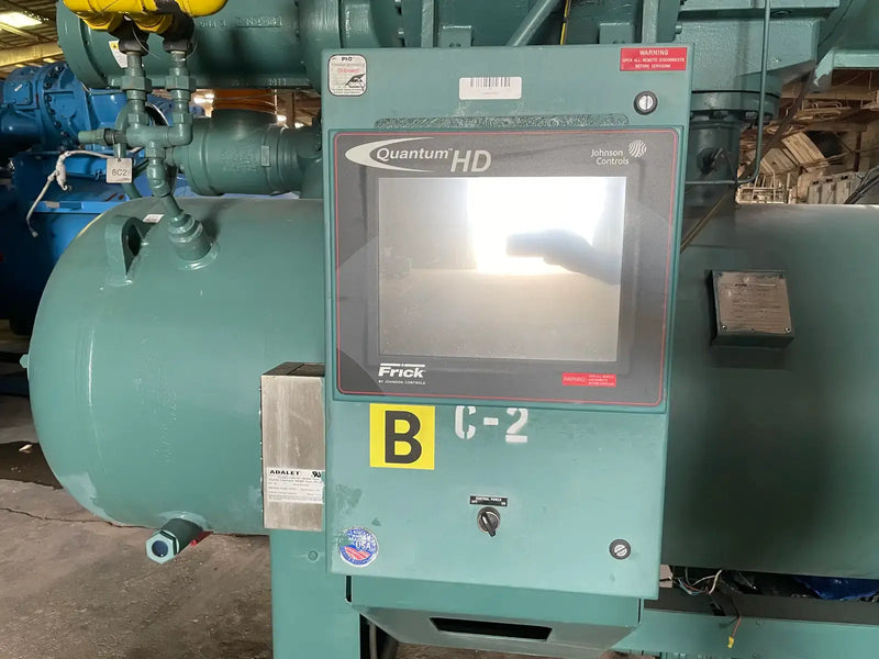 Paquete de compresor de tornillo rotativo Frick RWF-II-270B (Frick SGC2321, 206 HP, 460 V, panel de control micro Frick)