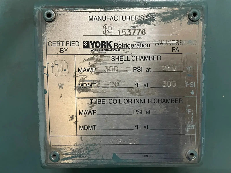 Paquete de compresor de tornillo rotativo Frick RWF-II-270B (Frick SGC2321, 206 HP, 460 V, panel de control micro Frick)