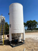 Recirculador de amoníaco vertical RVS (50 x 132 pulgadas, 1405 galones)