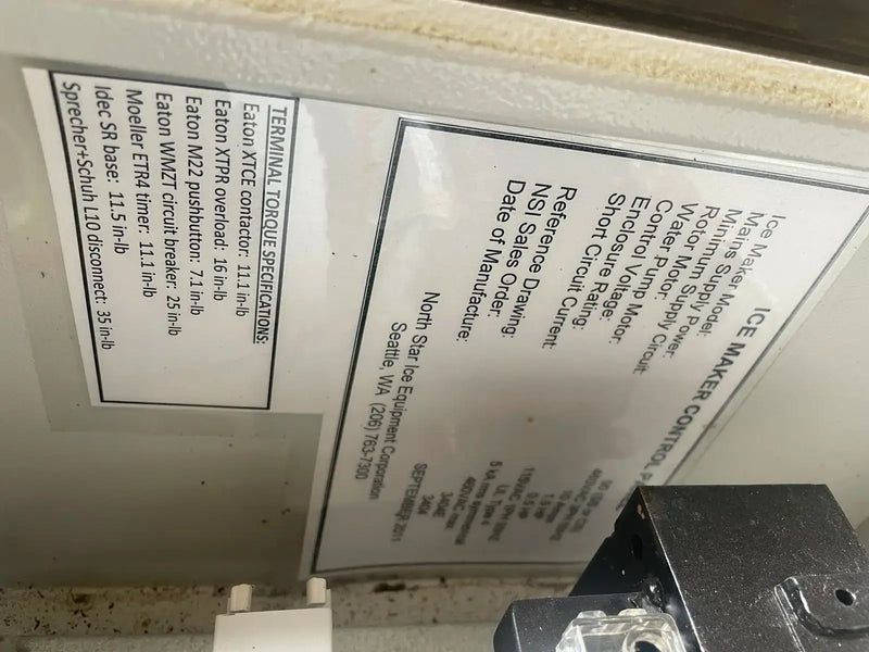 North Star Ice Stainless Steel M90-SS-2011 Ice Maker (Ammonia Refrigeration, 40 Ton Per Day)