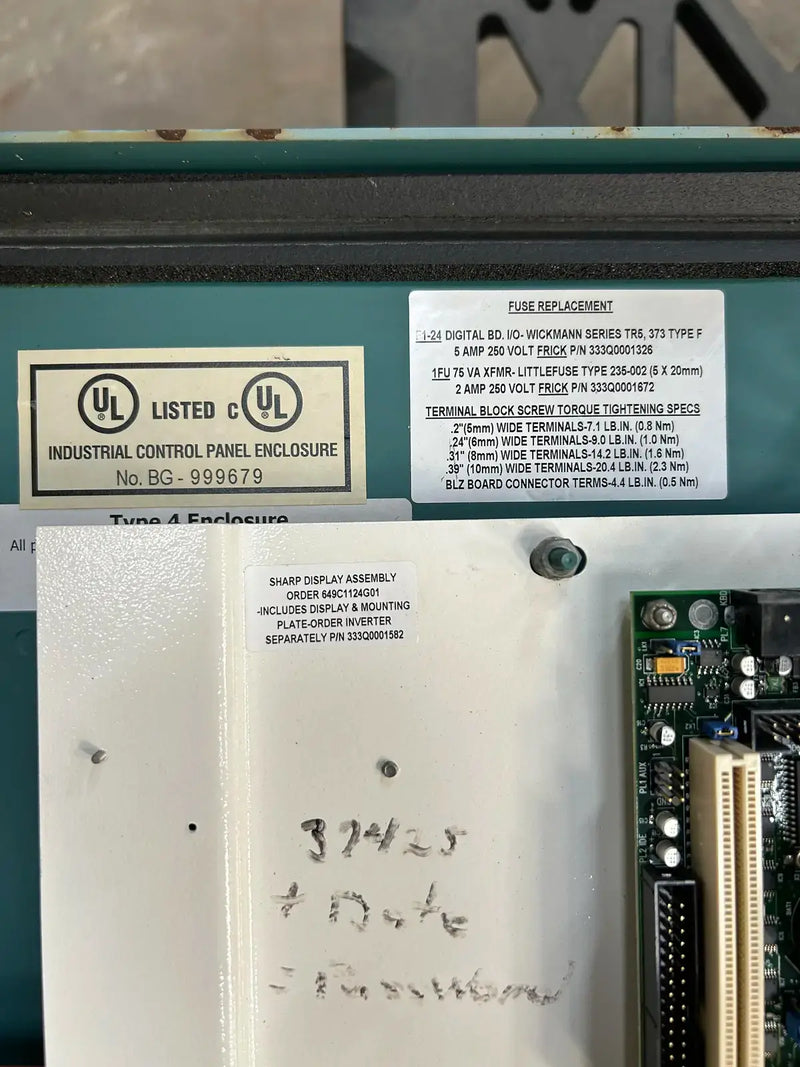 Panel de control micro del compresor de tornillo Frick Quantum
