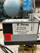 Bray ST125-3-34DC24-44-TP 3-Way Ball Valve (1.25 in  NPT)