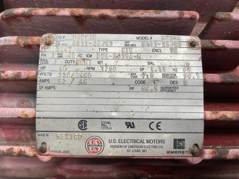 ITT Bell & Gossett 5G 11.125 BF Centrifugal Pump (40 Hp, 682 GPM Max)