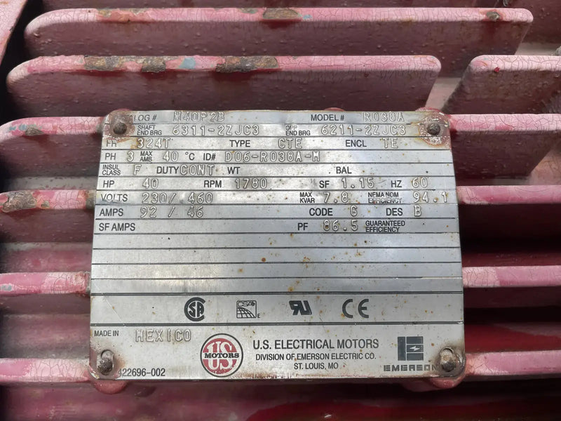 ITT Bell & Gossett 5G 11.125 BF Centrifugal Pump (40 HP, 682 GPM Max)