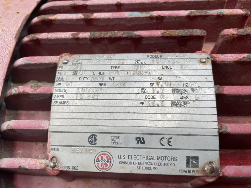 ITT Bell & Gossett 5G 11.125 BF Centrifugal Pump (40 HP, 682 GPM Max)