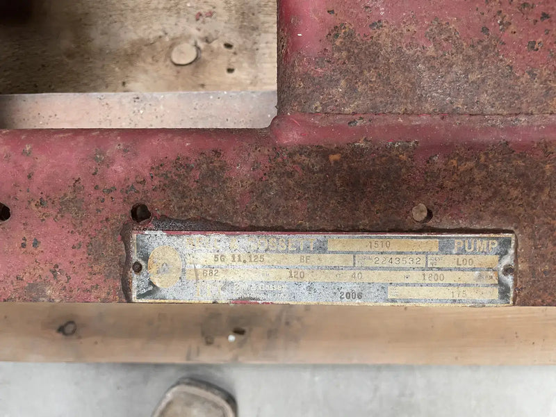 ITT Bell & Gossett 5G 11.125 BF Centrifugal Pump (40 HP, 682 GPM Max)