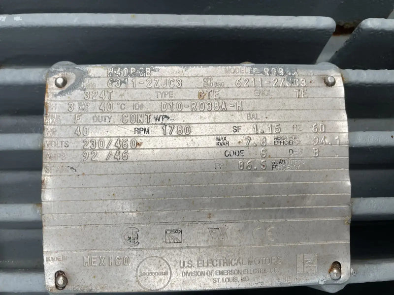 ITT Bell & Gossett 5G 11.125 BF Centrifugal Pump (40 HP, 682 GPM Max)