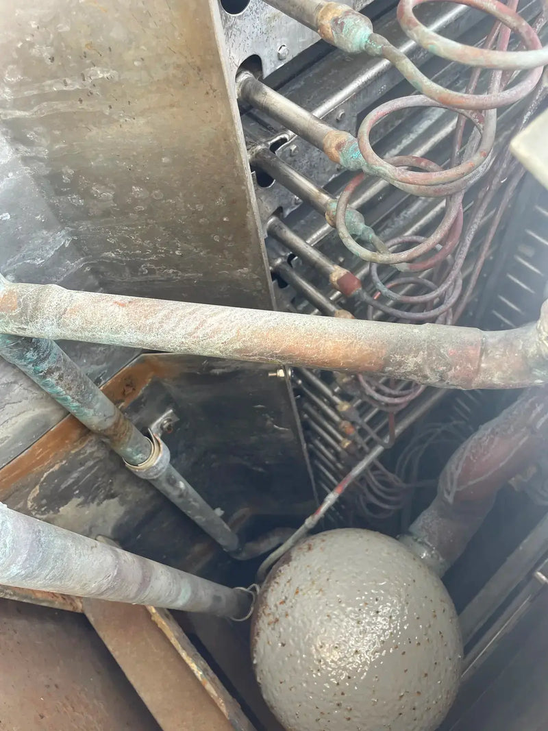 Turbo Ice Máquina de hielo con placa SCER BF80 de acero inoxidable (refrigeración con halocarbono (freón), 80 toneladas por día)