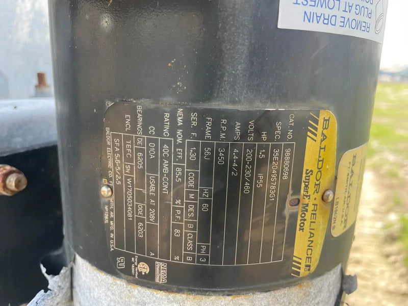 BAC VC1-150P Evaporative Condenser (150 Nominal Tons, 2 Motors, 1 Tower Unit)