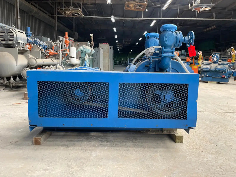Vilter 456XL 6-Cylinder Reciprocating Compressor (MISSING COMPRESSOR, 100 HP, 460 V, Belt Driven)