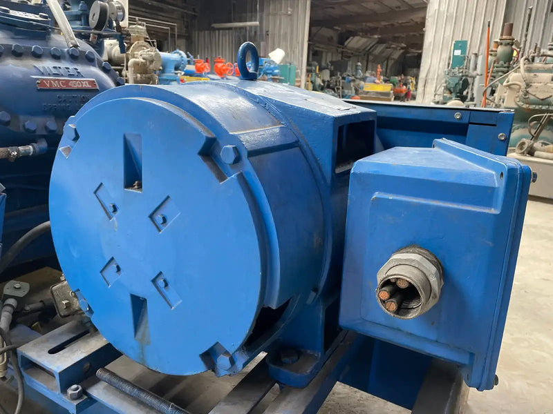 Vilter 456XL 6-Cylinder Reciprocating Compressor (MISSING COMPRESSOR, 100 HP, 460 V, Belt Driven)