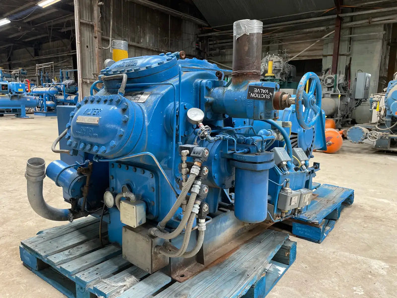 Vilter 458XL 8-Cylinder Reciprocating Compressor (150 HP, 460 V, Belt- Driven)