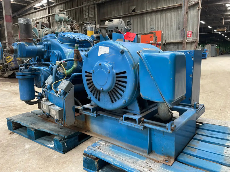 Vilter 458XL 8-Cylinder Reciprocating Compressor (150 HP, 460 V, Belt- Driven)