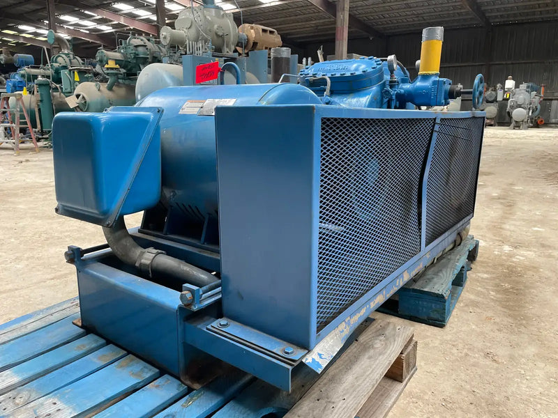 Vilter 458XL 8-Cylinder Reciprocating Compressor (150 HP, 460 V, Belt- Driven)