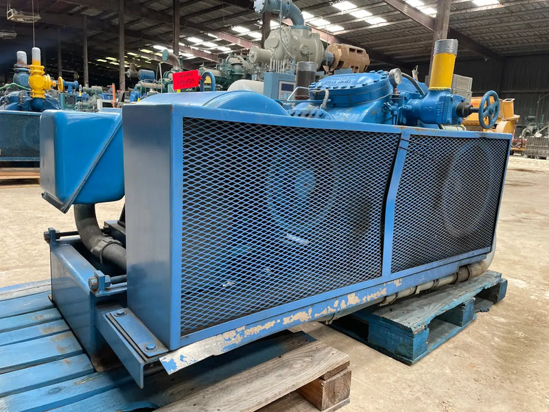 Vilter 458XL 8-Cylinder Reciprocating Compressor (150 HP, 460 V, Belt- Driven)