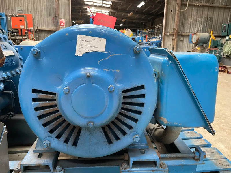 Vilter 458XL 8-Cylinder Reciprocating Compressor (150 HP, 460 V, Belt- Driven)