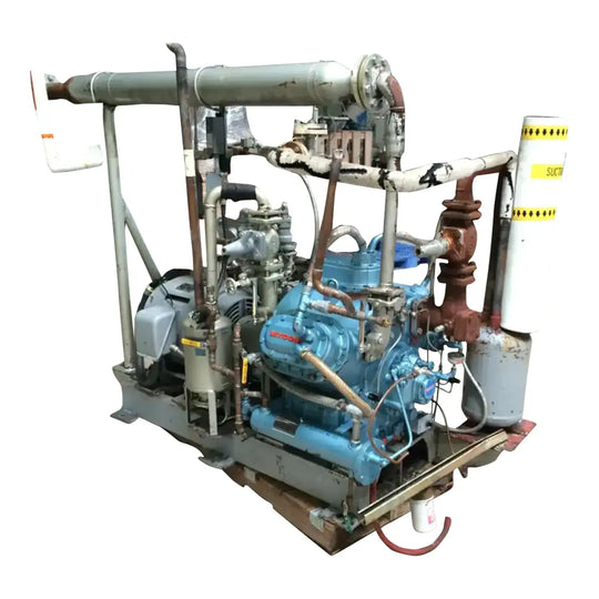 Mycom F42WA 4-Cylinder Reciprocating Compressor Package (40 HP 208-230/460 V)