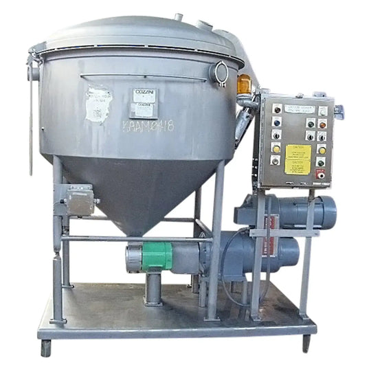 Procesador de cámara de vacío Cozzini con bomba - 185 galones