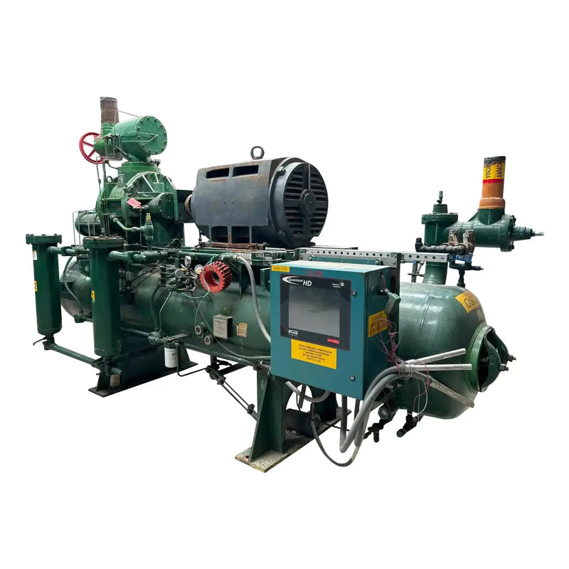 Paquete de compresor de tornillo rotativo Frick RWB-II-222E (Frick TDSH233L, 400 HP, 460 V, panel de control micro Frick Quantum HD)