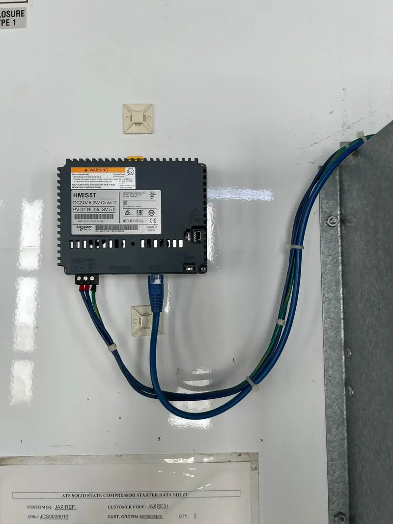 Arrancador de motor para compresor de tornillo de estado sólido Schneider Electric (400 HP, 460 voltios, 60 Hz)